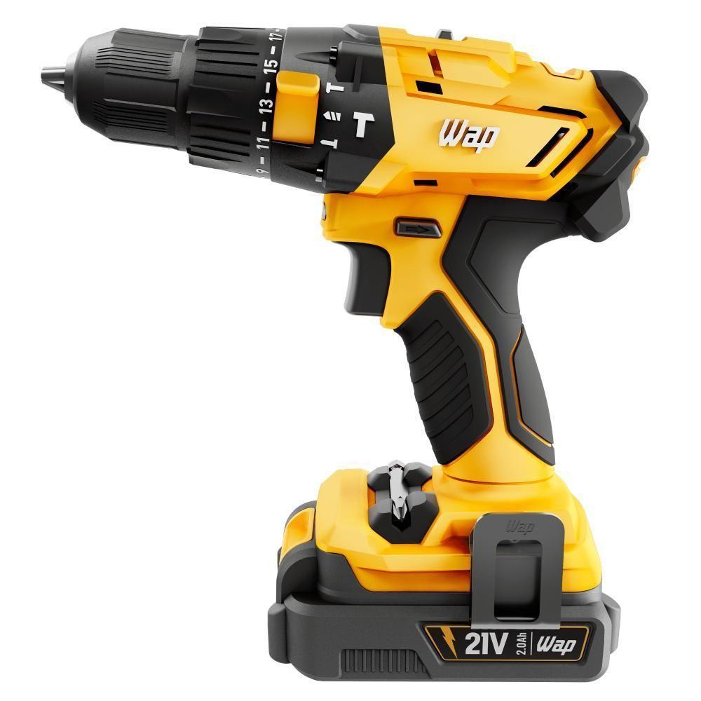 Parafusadeira E Furadeira De Impacto 21V WAP K21 Id02 - 5