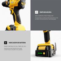 Parafusadeira E Furadeira De Impacto 21V WAP K21 Id02 - 10
