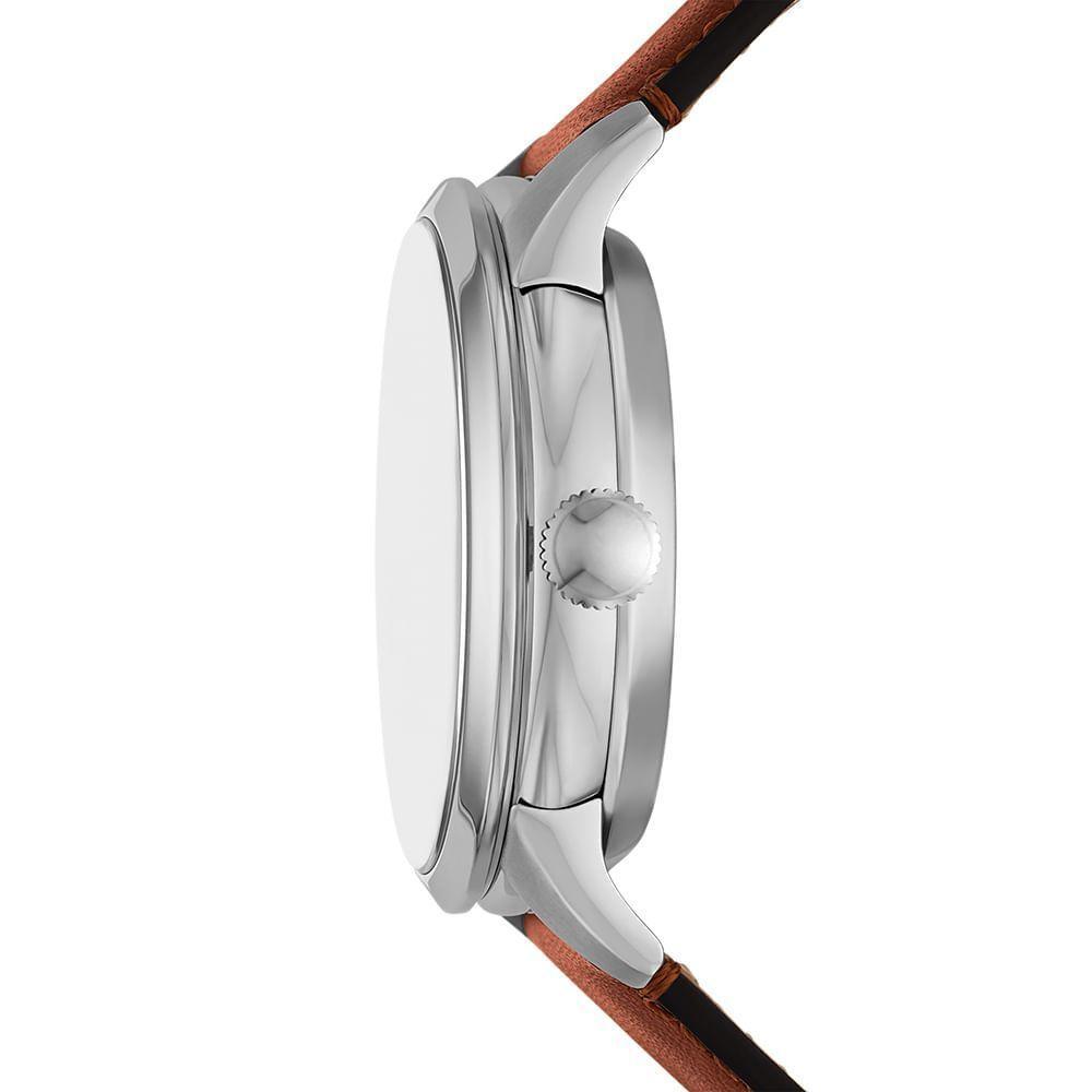 Relógio Fossil Masculino Townsman Prata - Me3265-0vn - 2
