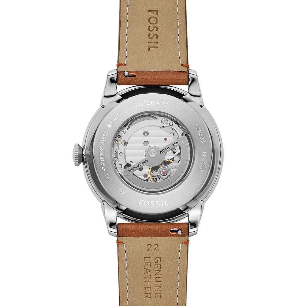 Relógio Fossil Masculino Townsman Prata - Me3265-0vn - 4