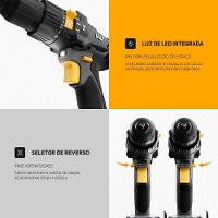 Parafusadeira E Furadeira De Impacto 21V WAP K21 Id01 - 10