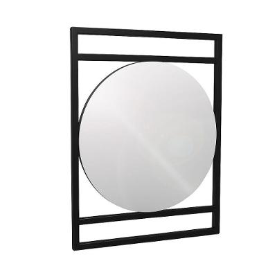 Espelheira De Banheiro Iron Cicle 70x55 Cm Preto