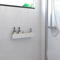 Porta Shampoo Linear 60cm Branco - 3
