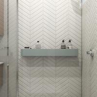 Porta Shampoo Linear 80cm Chumbo Fosco - 2