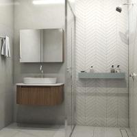 Porta Shampoo Linear 80cm Chumbo Fosco - 3