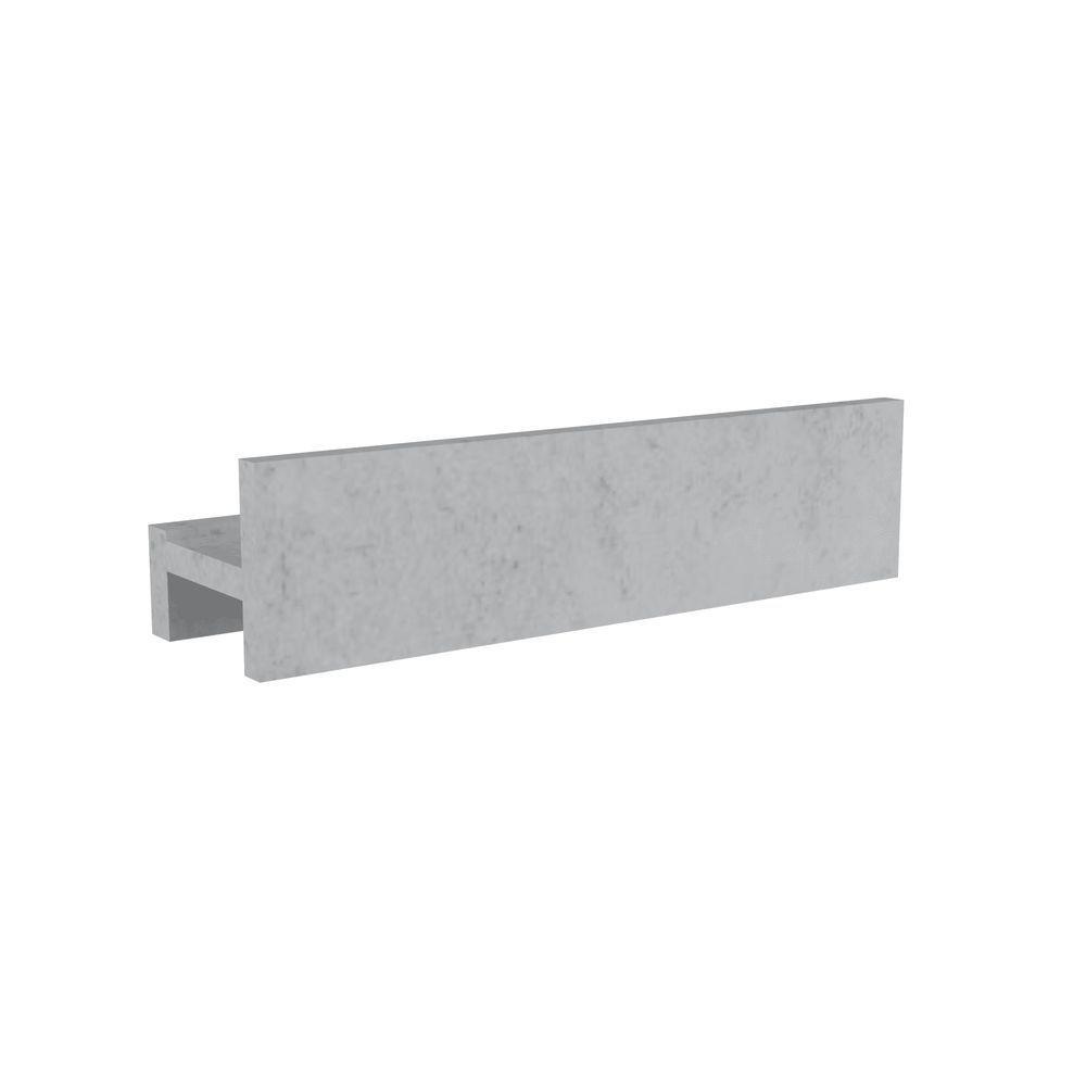 Porta Shampoo Linear 40cm Concreto - 1