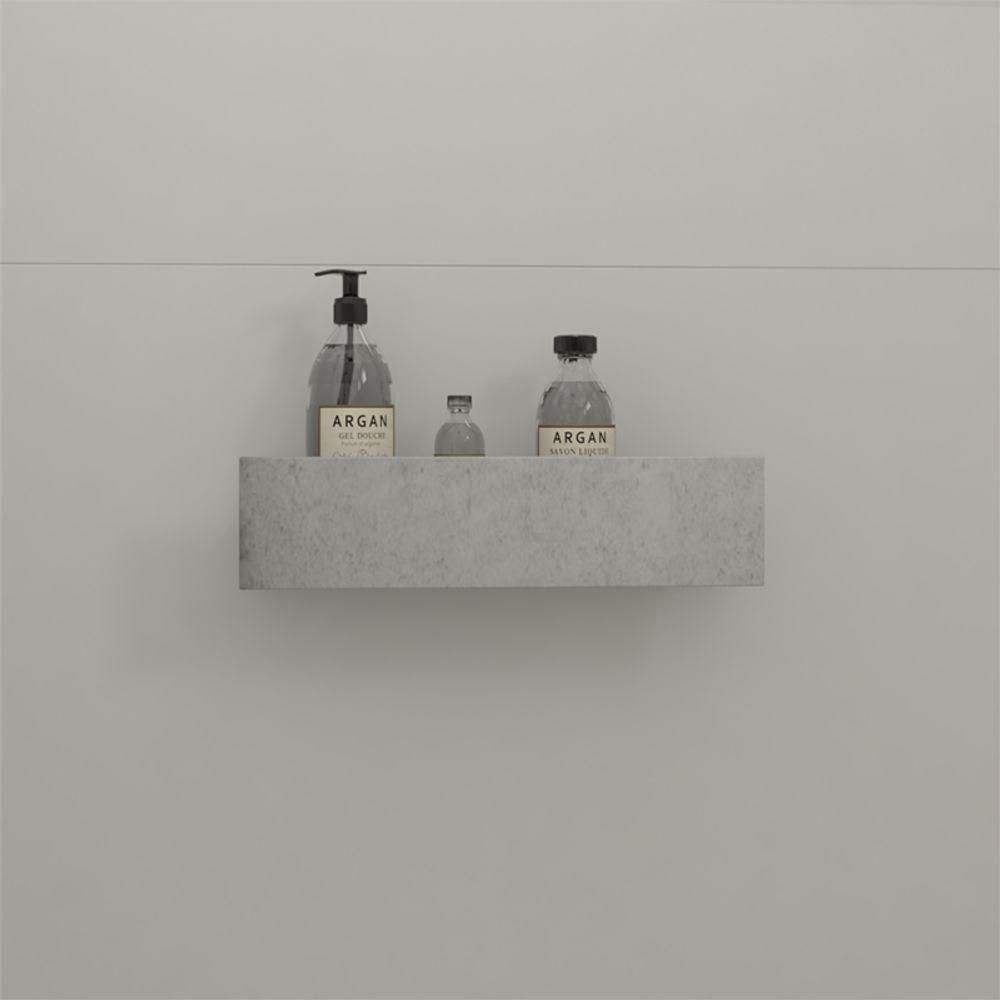 Porta Shampoo Linear 40cm Concreto - 2