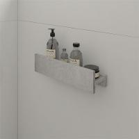 Porta Shampoo Linear 40cm Concreto - 3
