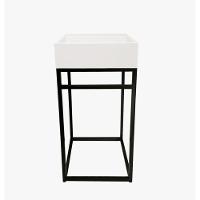 Base Box Iron 40x40 Cm Branco Fosco - 1