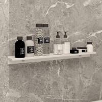 Prateleira Porta Shampoo Slim 80cm Branco Standard - 2