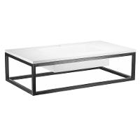 Bancada De Banheiro Suspensa New York 80x45cm Branco Standard - 1