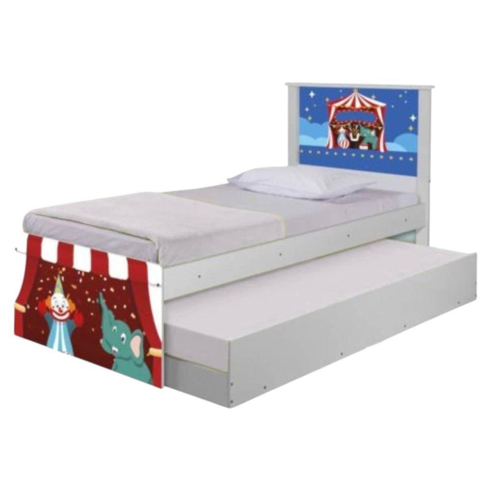 Bi Cama Juvenil Zap Com Cabeceira Circo - 6