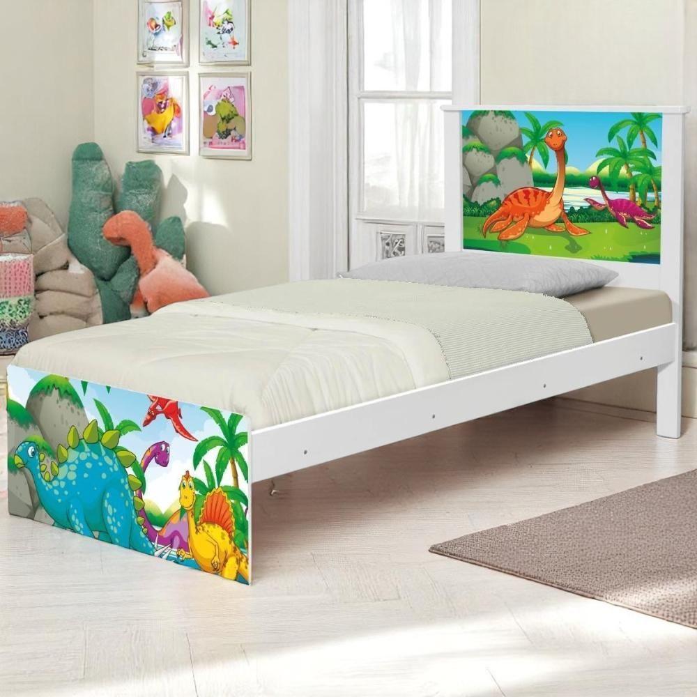 Cama Juvenil Zap Terra Dos Dinossauros Com Colchão - 1