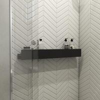 Porta Shampoo Linear 80cm Preto Fosco - 5