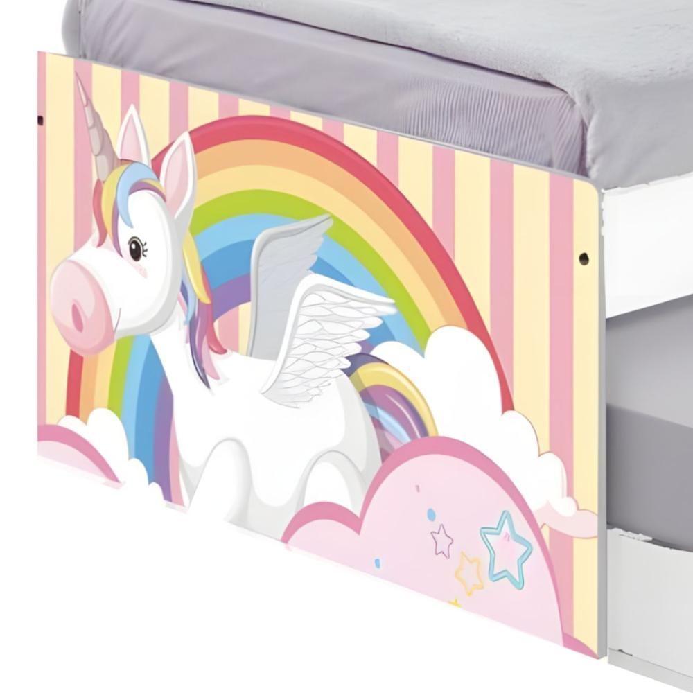 Bi Cama Juvenil Zap Com Cabeceira Unicórnio Meigo - 4