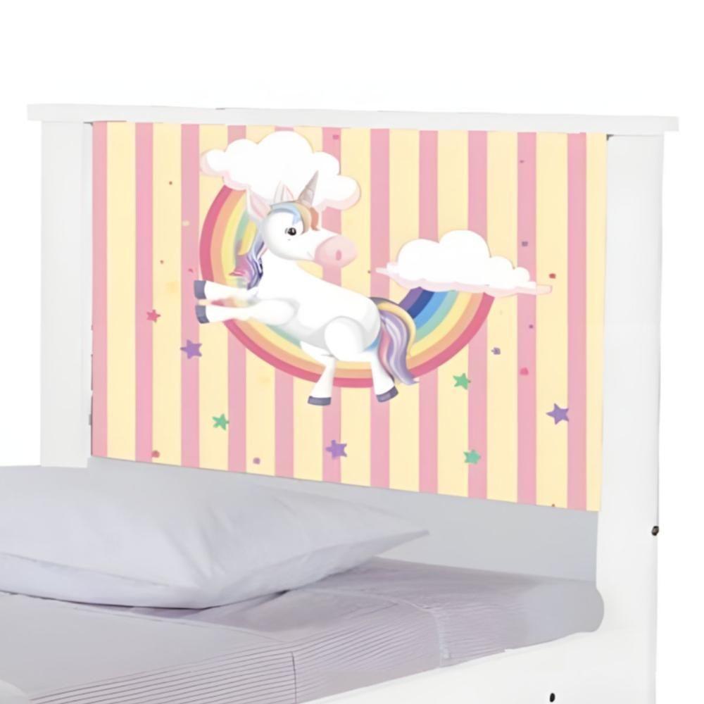 Bi Cama Juvenil Zap Com Cabeceira Unicórnio Meigo - 5