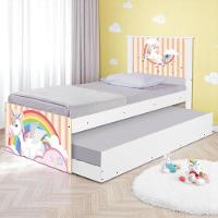 Bi Cama Juvenil Zap Com Cabeceira Unicórnio Meigo - 1