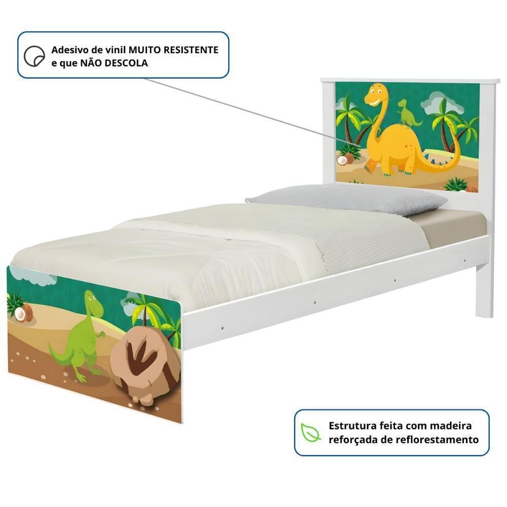 Cama Juvenil Zap Com Cabeceira Dinossauro - 3
