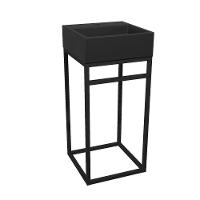 Base Box Iron 40x40 Cm Preto Fosco - 1