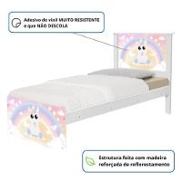 Cama Juvenil Zap Com Cabeceira Barcelona Unicórnio Arco íris - 8