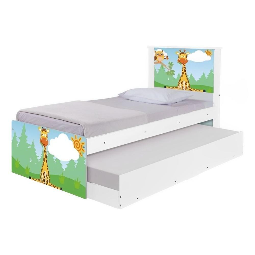 Bi Cama Juvenil Zap Com Cabeceira Safari Girafa - 6