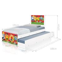 Bi Cama Juvenil Zap Com Cabeceira Futebol Meninos - 2