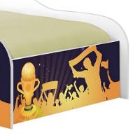 Mini Cama Joy Infantil Glow Campeonato De Futebol Infantil Com Colchão