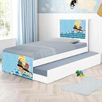 Bi Cama Juvenil Zap Com Cabeceira Ursinho Pirata - 1