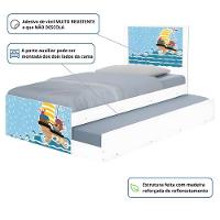 Bi Cama Juvenil Zap Com Cabeceira Ursinho Pirata - 3