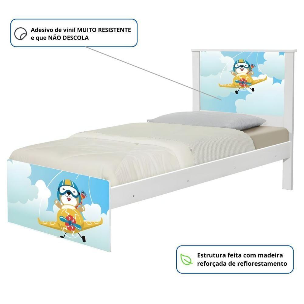 Cama Juvenil Zap Ursinho Patrulheiro Com Colchão - 2