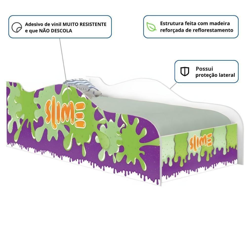 Mini Cama Joy Slime Menino Com Colchão - 2