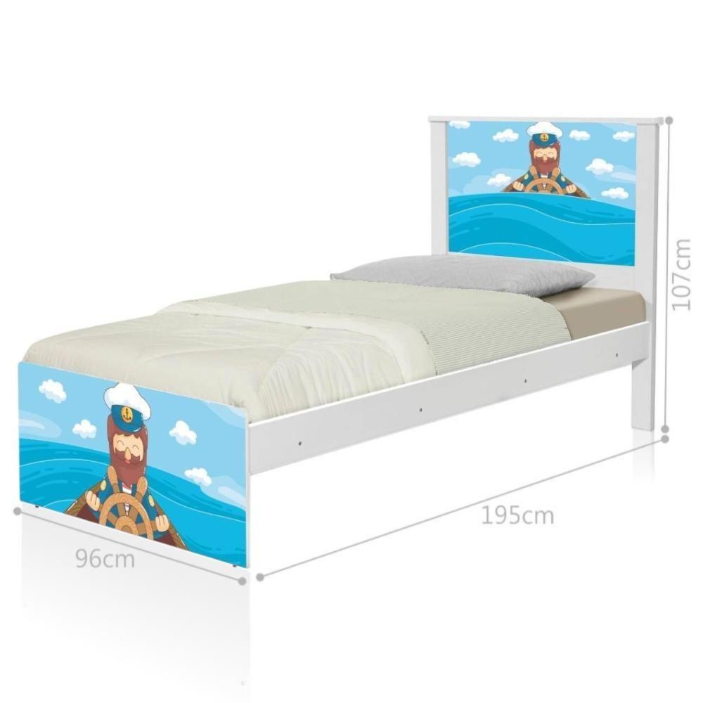 Bi Cama Juvenil Zap Marinheiro Com Colchões - 3