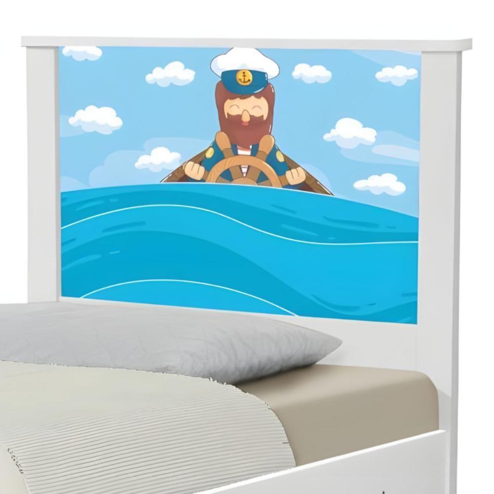 Bi Cama Juvenil Zap Marinheiro Com Colchões - 4