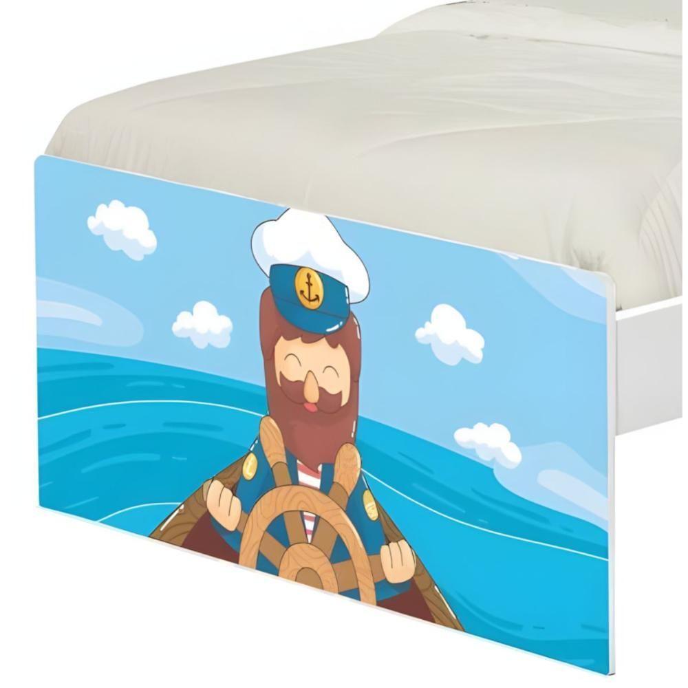 Bi Cama Juvenil Zap Marinheiro Com Colchões - 5