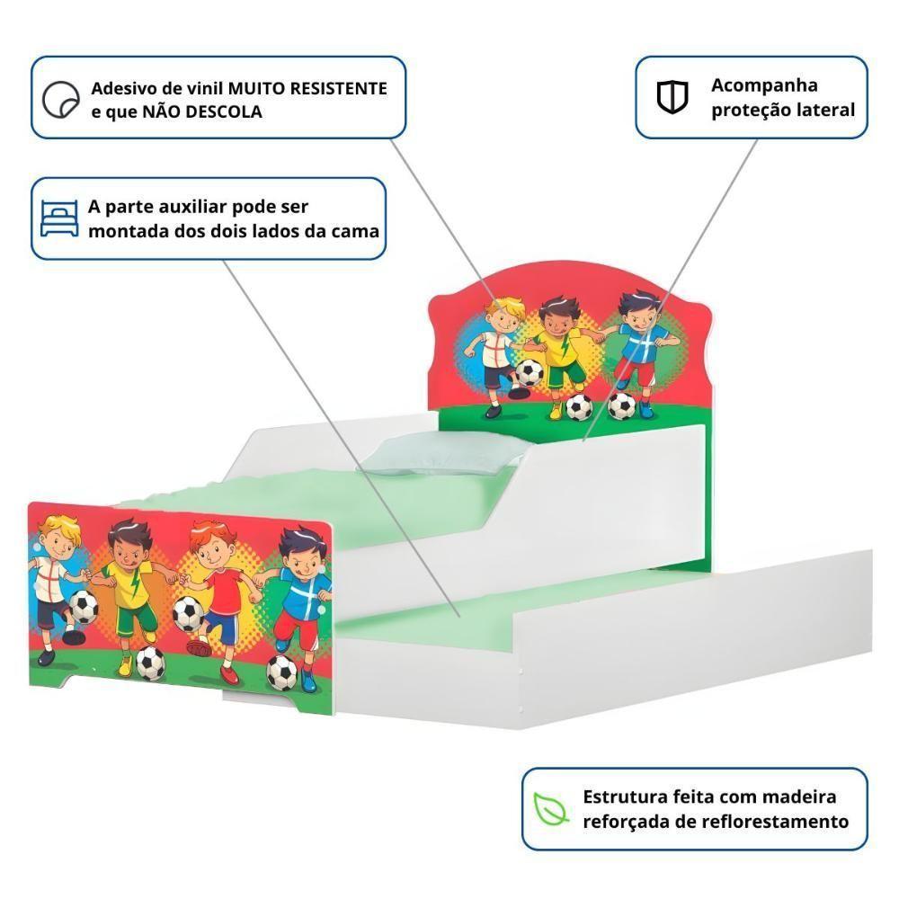 Bicama Mini Snap Futebol Meninos Com Colchões - 4