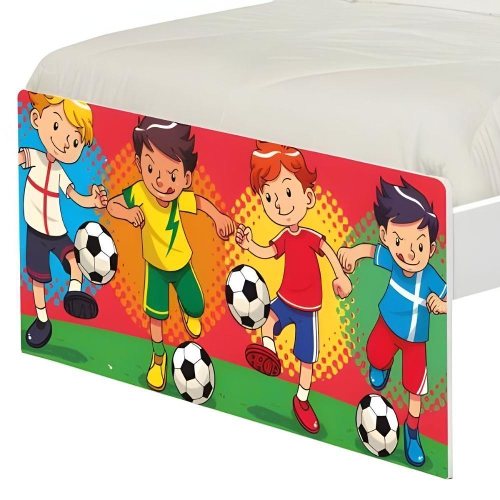 Cama Juvenil Zap Com Cabeceira Futebol Meninos - 4
