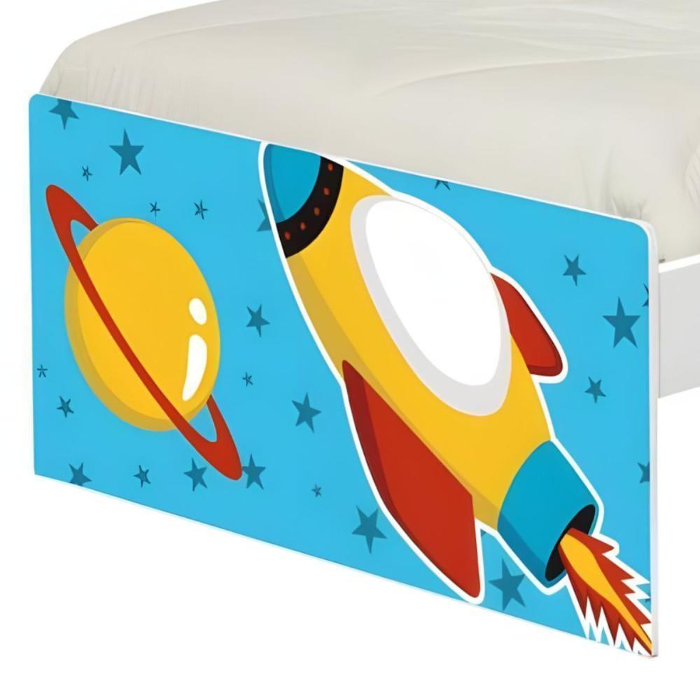 Bi Cama Juvenil Zap Foguete Espacial Com Colchões - 5