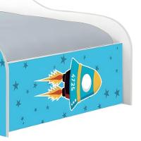 Cama Carro Solteiro Joy Foguete Espacial Solteiro - 5