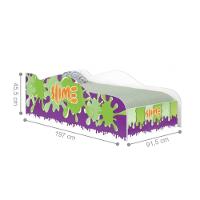 Cama Carro Solteiro Joy Slime Menino Solteiro - 3