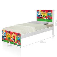 Cama Juvenil Zap Futebol Meninos Com Colchão - 3
