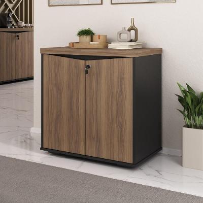 Bancada 2 Portas Dublin Nogal Preto