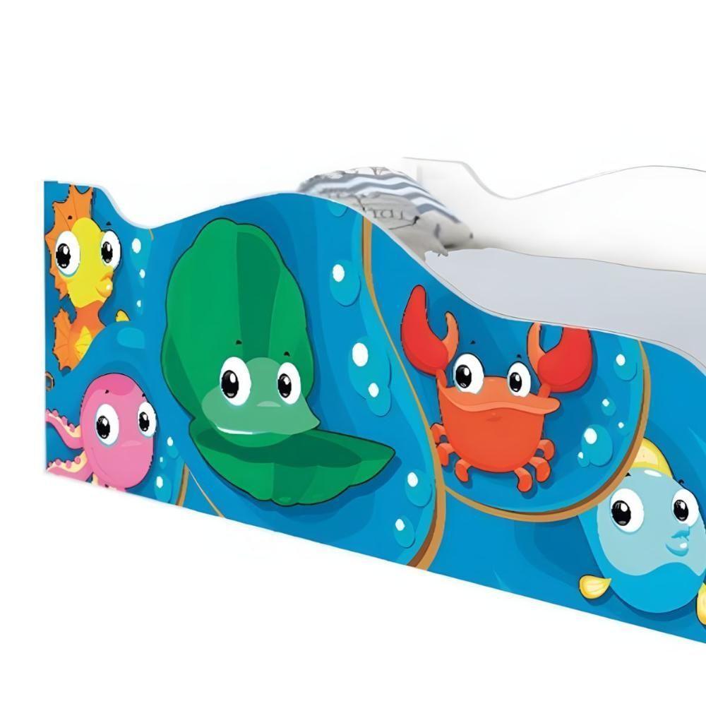 Mini Cama Joy Fundo Do Mar Peixes - 4