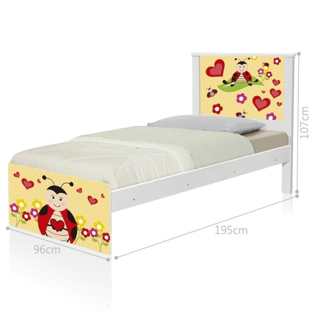 Cama Juvenil Zap Joaninha Com Colchão - 3