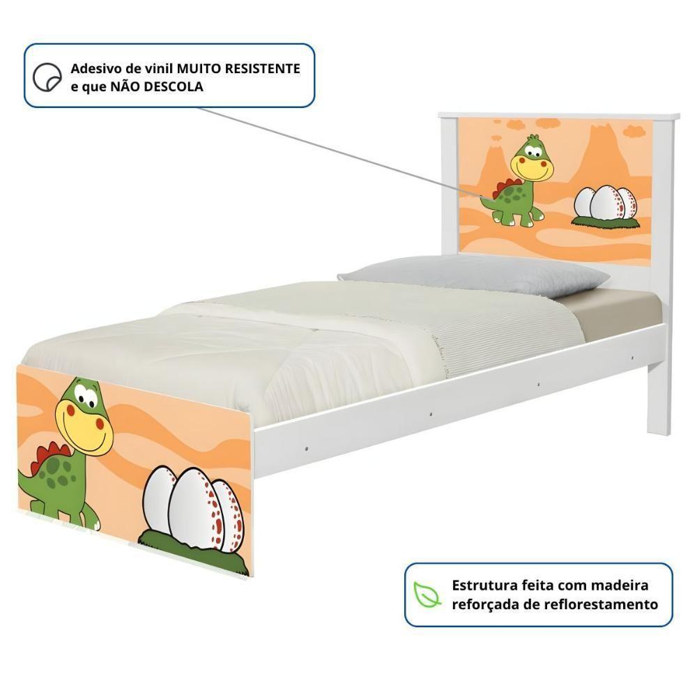Bi Cama Juvenil Zap Dinossauro Baby Com Colchões - 2