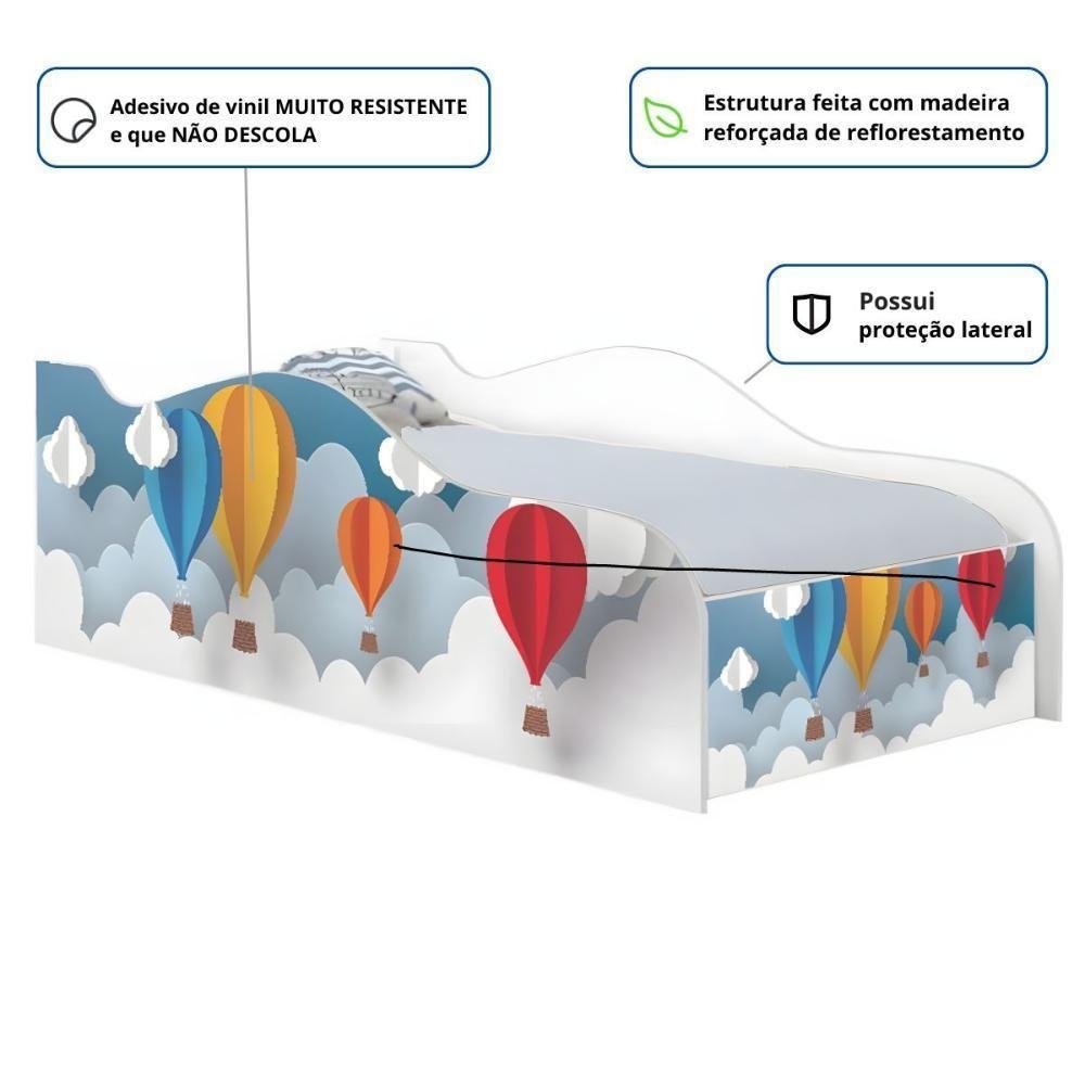 Mini Cama Joy Infantil Glow Balão Infantil Com Colchão - 2