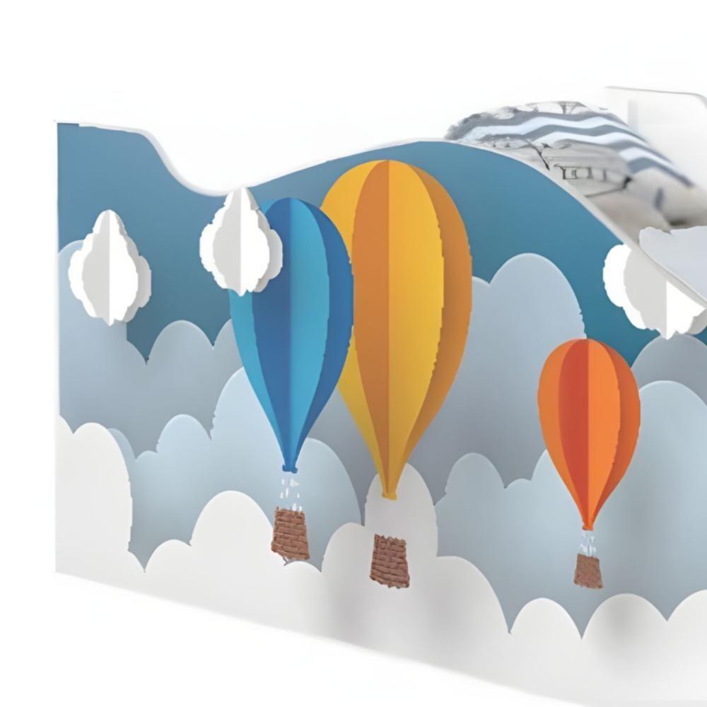 Mini Cama Joy Infantil Glow Balão Infantil Com Colchão - 4