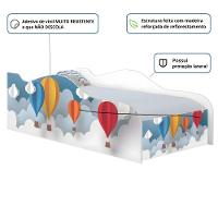 Mini Cama Joy Infantil Glow Balão Infantil Com Colchão - 2