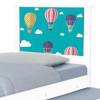 Bi Cama Juvenil Zap Com Cabeceira Balões No Céu - 5
