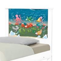 Cama Juvenil Zap Fundo Do Mar Com Colchão