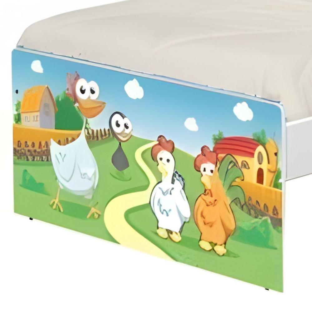 Cama Juvenil Zap Com Cabeceira Barcelona Fazendinha - 4